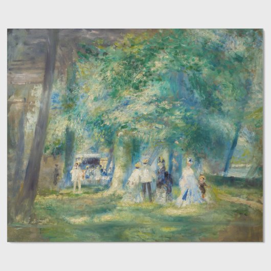 Pierre-Auguste Renoir - Das Party in Saint-Cloud Geschenkpapier (Flach)