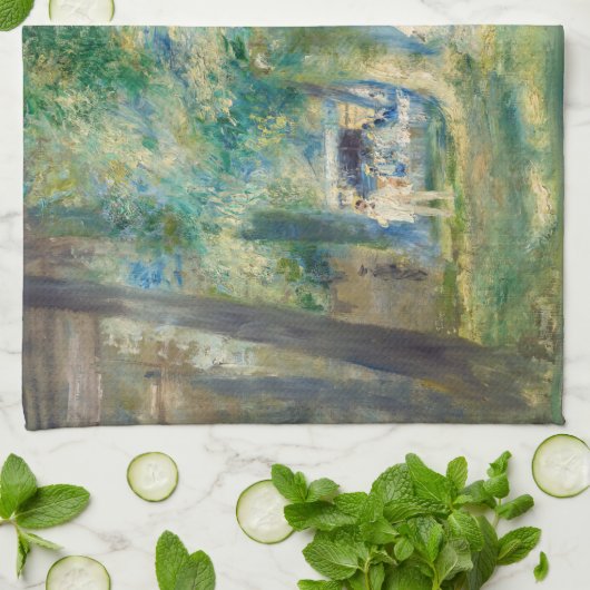 Pierre-Auguste Renoir - Das Party in Saint-Cloud Geschirrtuch (Gefaltet)