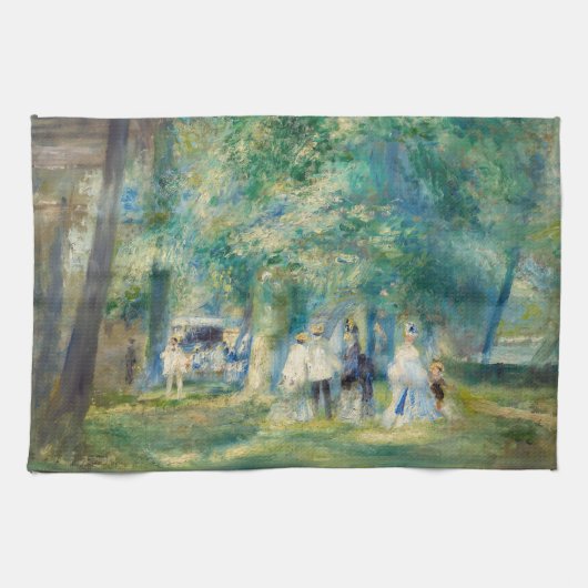 Pierre-Auguste Renoir - Das Party in Saint-Cloud Geschirrtuch (Horizontal)