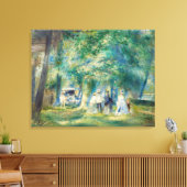 Pierre-Auguste Renoir - Das Party in Saint-Cloud Leinwanddruck (Insitu (Wohnzimmer))