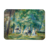 Pierre-Auguste Renoir - Das Party in Saint-Cloud Magnet (Horizontal)