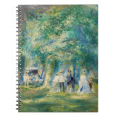 Pierre-Auguste Renoir - Das Party in Saint-Cloud Notizblock (Vorderseite)