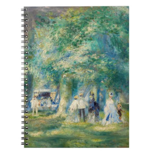 Pierre-Auguste Renoir - Das Party in Saint-Cloud Notizblock (Vorderseite)