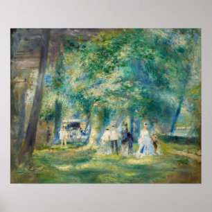 Pierre-Auguste Renoir - Das Party in Saint-Cloud Poster