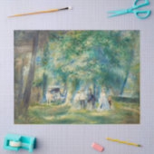 Pierre-Auguste Renoir - Das Party in Saint-Cloud Seidenpapier (Basteln)