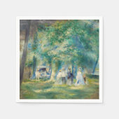 Pierre-Auguste Renoir - Das Party in Saint-Cloud Serviette (Vorderseite)