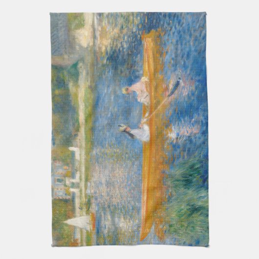 Pierre-Auguste Renoir - Der Skiff Geschirrtuch (Vertikal)