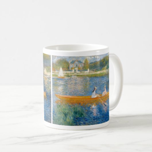 Pierre-Auguste Renoir - Der Skiff Kaffeetasse (VorderseiteRechts)