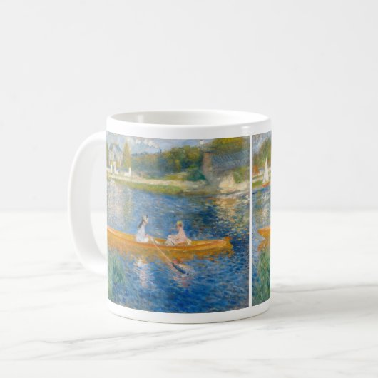 Pierre-Auguste Renoir - Der Skiff Kaffeetasse (Vorderseite Links)
