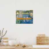 Pierre-Auguste Renoir - Der Skiff Poster (Küche)