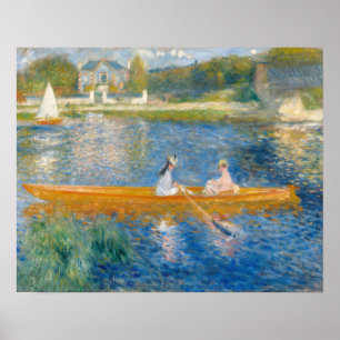 Pierre-Auguste Renoir - Der Skiff Poster