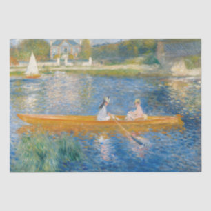 Pierre-Auguste Renoir - Der Skiff Seidenpapier