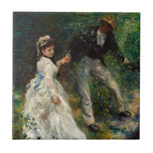 Pierre-Auguste Renoir - Der Spaziergang Fliese