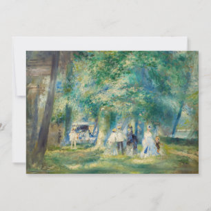 Pierre-Auguste Renoir - Die Party in Saint-Cloud Dankeskarte