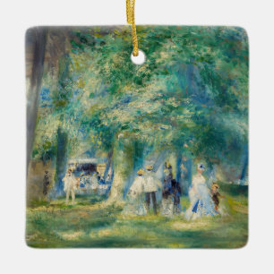 Pierre-Auguste Renoir - Die Party in Saint-Cloud Keramikornament