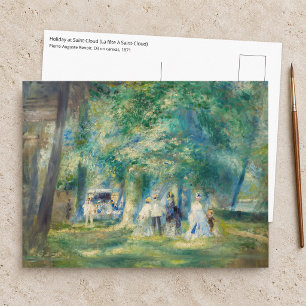 Pierre-Auguste Renoir - Die Party in Saint-Cloud Postkarte
