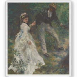 Pierre-Auguste Renoir - Die Promenade Aufkleber