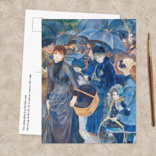 Pierre-Auguste Renoir - Die Regenschirme Postkarte