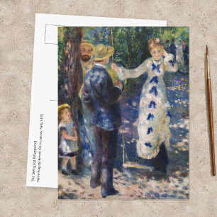 Pierre-Auguste Renoir - Die Schaukel Postkarte