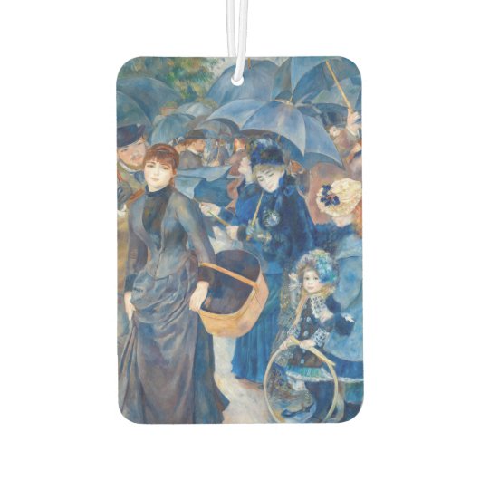 Pierre-Auguste Renoir - Die Umbrellas Autolufterfrischer (Rückseite)