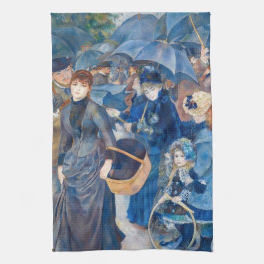 Pierre-Auguste Renoir - Die Umbrellas Geschirrtuch (Vertikal)
