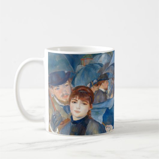 Pierre-Auguste Renoir - Die Umbrellas Kaffeetasse (Links)