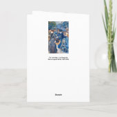 Pierre-Auguste Renoir - Die Umbrellas Karte (Rückseite)