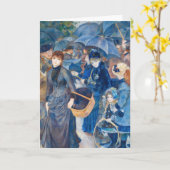 Pierre-Auguste Renoir - Die Umbrellas Karte (Gelbe Blume)