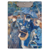 Pierre-Auguste Renoir - Die Umbrellas Klemmbrett (Vorderseite)