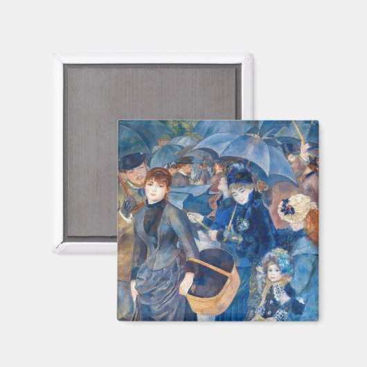Pierre-Auguste Renoir - Die Umbrellas Magnet (Vorderseite/Rückseite)