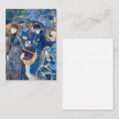 Pierre-Auguste Renoir - Die Umbrellas Mitteilungskarte (Vorne/Hinten)