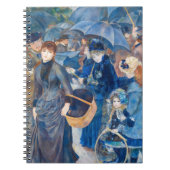 Pierre-Auguste Renoir - Die Umbrellas Notizblock (Vorderseite)