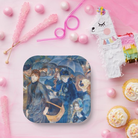 Pierre-Auguste Renoir - Die Umbrellas Pappteller (Party)