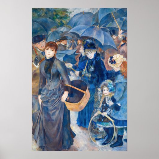 Pierre-Auguste Renoir - Die Umbrellas Poster (Vorne)