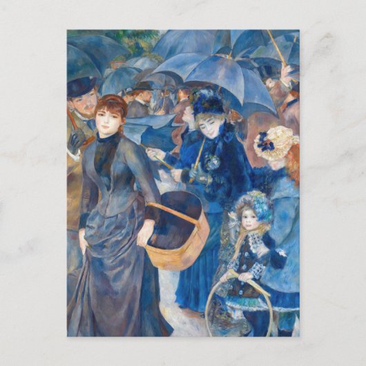 Pierre-Auguste Renoir - Die Umbrellas Postkarte (Vorderseite)