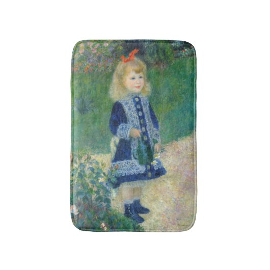 Pierre-Auguste Renoir - Ein Mädchen mit einer Wass Badematte (Vorderseite Vertikal)