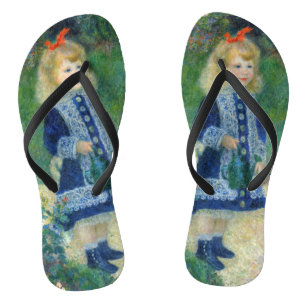 Pierre-Auguste Renoir - Ein Mädchen mit einer Wass Badesandalen