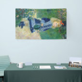 Pierre-Auguste Renoir - Ein Mädchen mit einer Wass Banner (Messeveranstaltung)