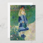 Pierre-Auguste Renoir - Ein Mädchen mit einer Wass Einladung (Vorne/Hinten)