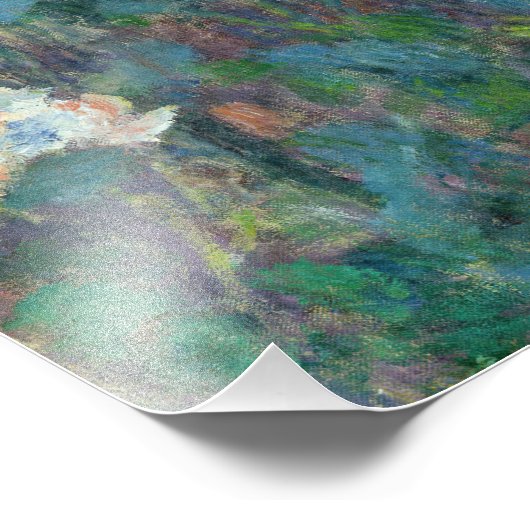 Pierre-Auguste Renoir - Ein Mädchen mit einer Wass Fotodruck (Ecke)