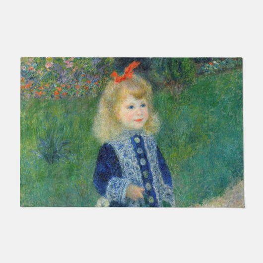 Pierre-Auguste Renoir - Ein Mädchen mit einer Wass Fußmatte (Vorderseite)
