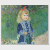 Pierre-Auguste Renoir - Ein Mädchen mit einer Wass Geschenkpapier (Flach)