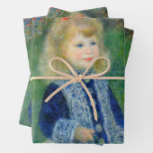 Pierre-Auguste Renoir - Ein Mädchen mit einer Wass Geschenkpapier Set (Beispiel)
