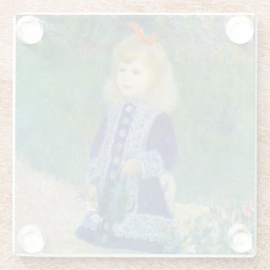 Pierre-Auguste Renoir - Ein Mädchen mit einer Wass Glasuntersetzer (Rückseite)