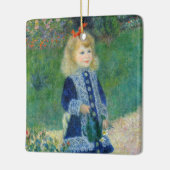 Pierre-Auguste Renoir - Ein Mädchen mit einer Wass Keramikornament (Links)