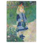 Pierre-Auguste Renoir - Ein Mädchen mit einer Wass Klemmbrett (Rückseite)