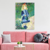 Pierre-Auguste Renoir - Ein Mädchen mit einer Wass Leinwanddruck (Insitu (Wohnzimmer))