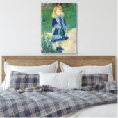 Pierre-Auguste Renoir - Ein Mädchen mit einer Wass Leinwanddruck (Insitu (Schlafzimmer))