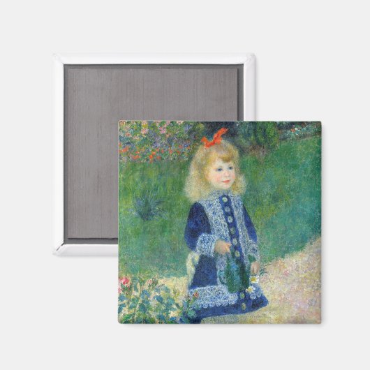 Pierre-Auguste Renoir - Ein Mädchen mit einer Wass Magnet (Vorderseite/Rückseite)