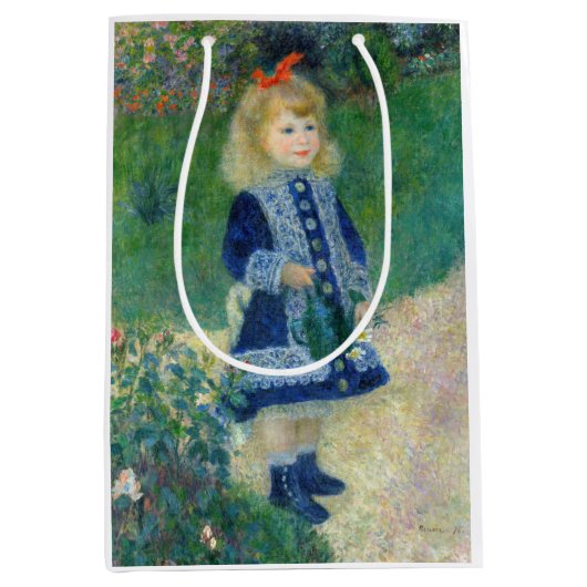 Pierre-Auguste Renoir - Ein Mädchen mit einer Wass Mittlere Geschenktüte (Vorderseite)
